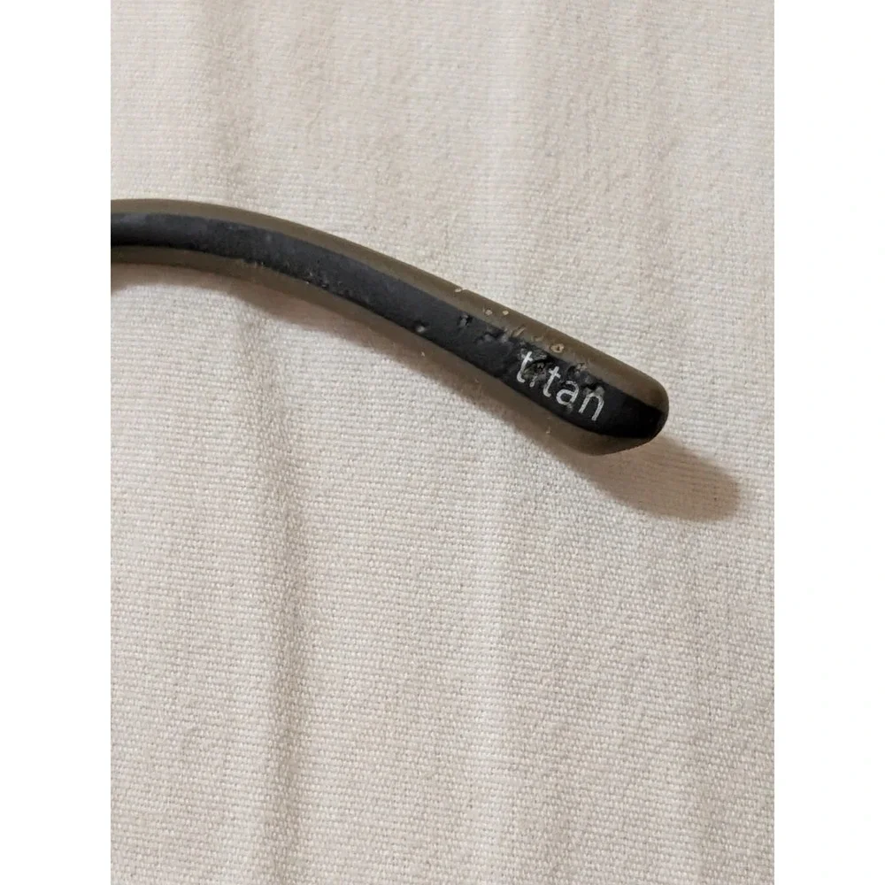 Silhouette 5408 40 6051‎ Beige Carbon Fiber Titanium Rimless Eyeglasses Frame